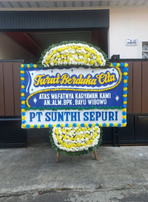 Papan Bunga Duka di Batuah